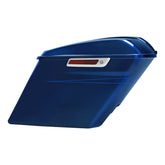 HR3 Superior Blue 2015S 5" Stretched Extended Saddlebags For Harley Touring 2014-2022